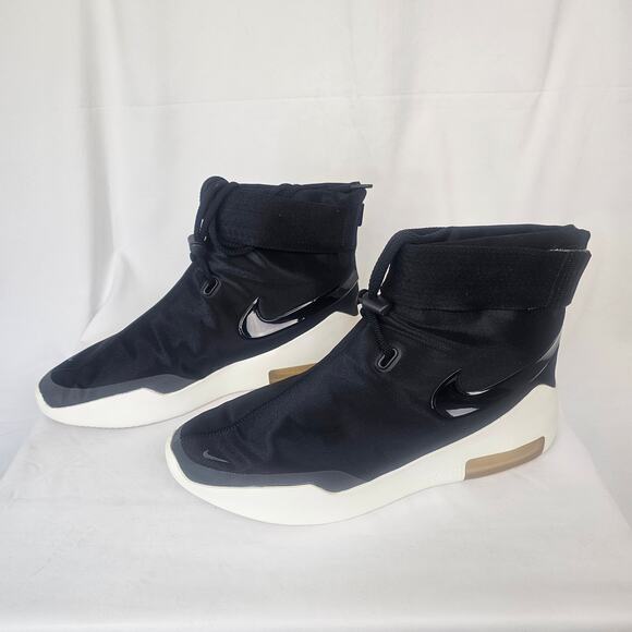 Nike Fear of God Shoot Around Black Sneakers Men’s 11 Rare FOG Collab - Picture 3 of 5
